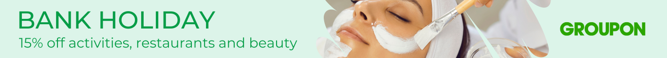 Groupon Discount code banner