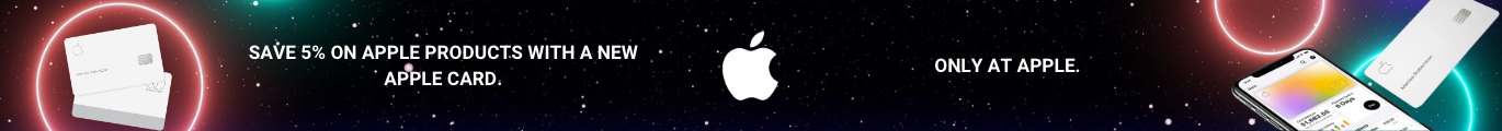 Apple Discount code banner