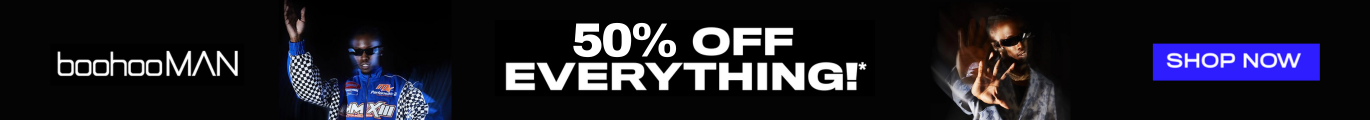 boohooMAN Discount code banner