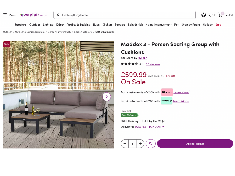 Wayfair discount code