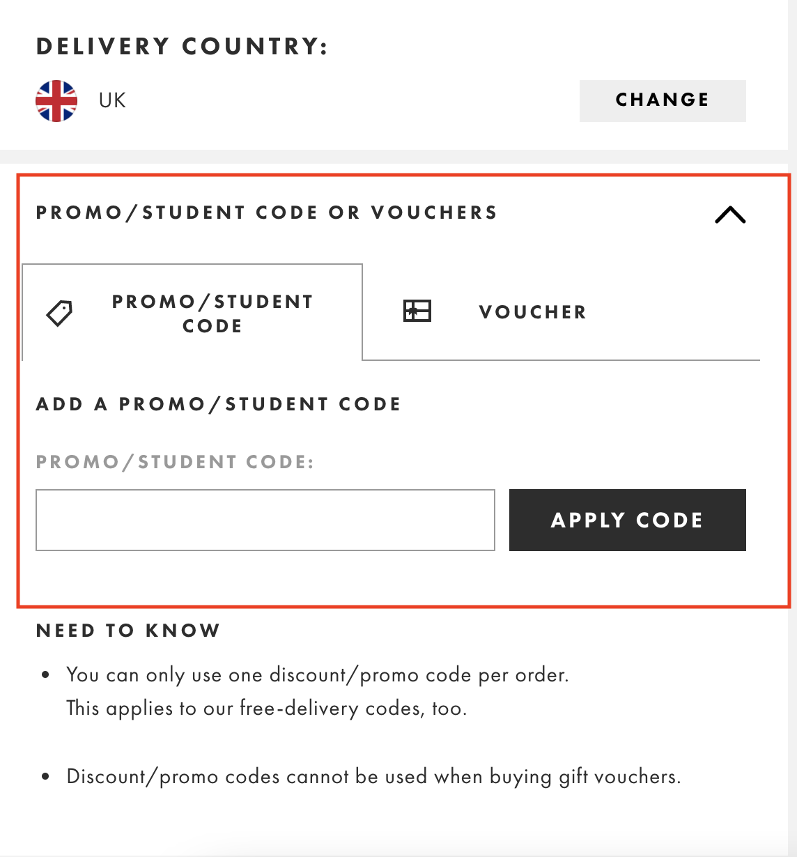 ASOS discount code