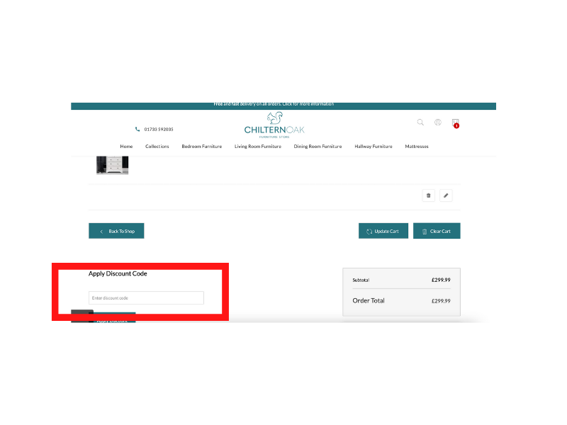 Chiltern Oak Furniture discount code