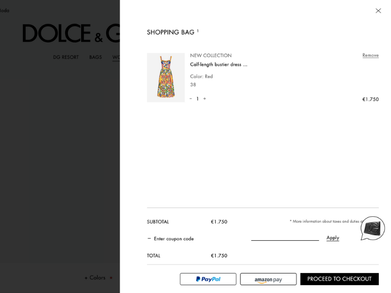 Dolce & Gabbana discount code