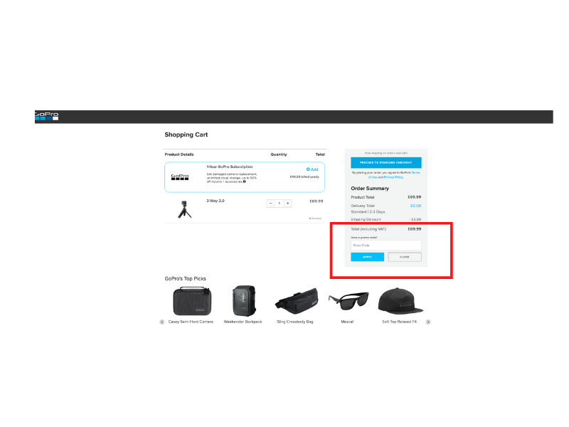 GoPro discount code