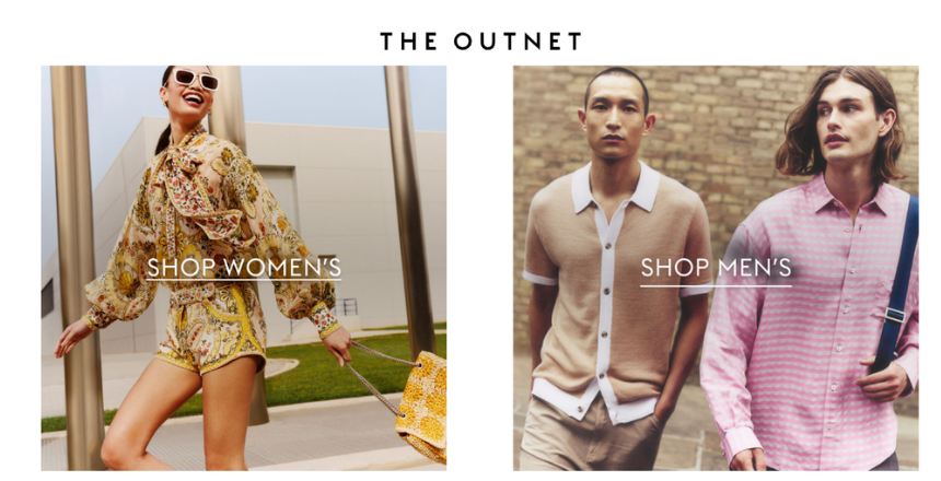 THE OUTNET website
