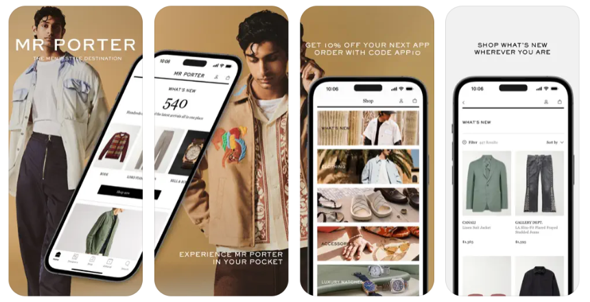 MR PORTER app