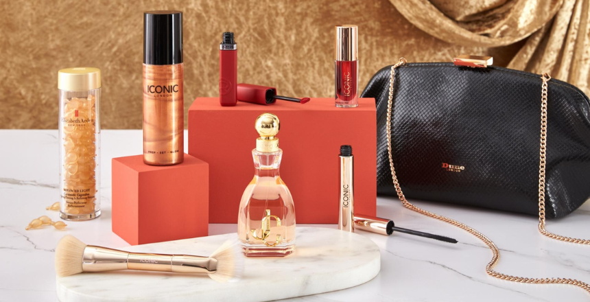 beauty products at Very