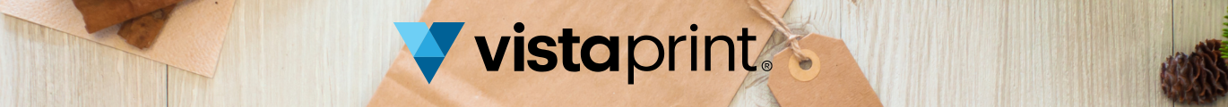 Vistaprint Discount code banner