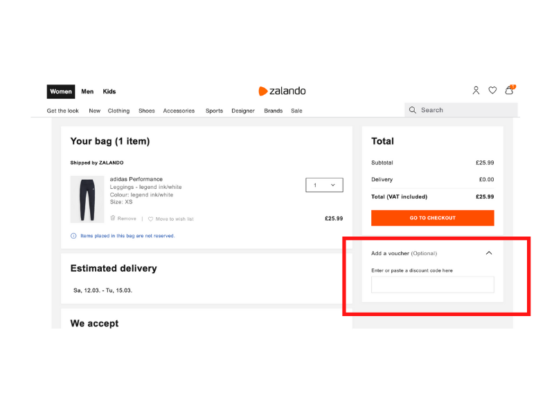 Zalando discount code